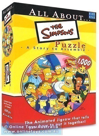 All About The Simpsons Puzzle - A Story to Assemble - 1000 Pce