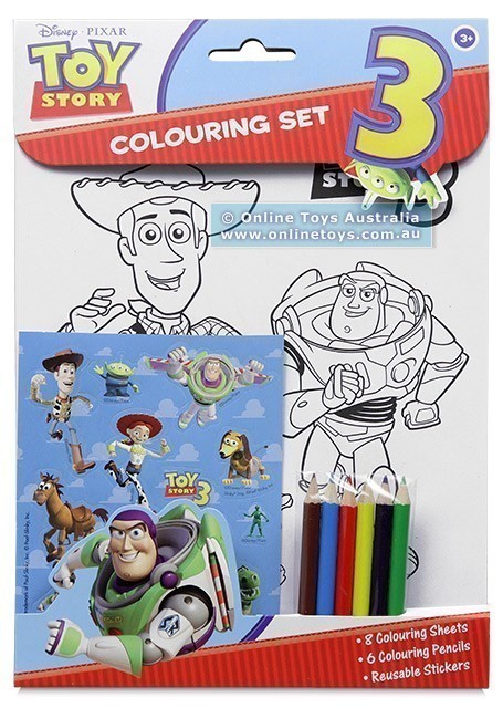 Alligator Books - Colouring Set - Toy Story 3