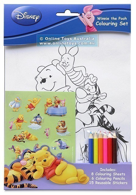 Alligator Books - Colouring Set - Winnie The Pooh