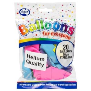 Alpen - Balloons - 20 X 30cm Mixed Colours