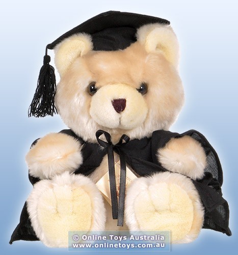 Angela Graduation Bear - 26cm Ivory