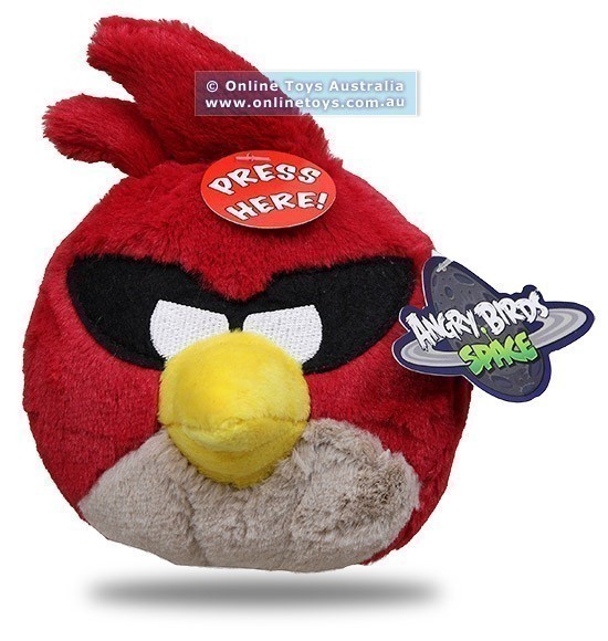 Angry Birds - Space - 13cm Plush with Sound - Super Red Bird
