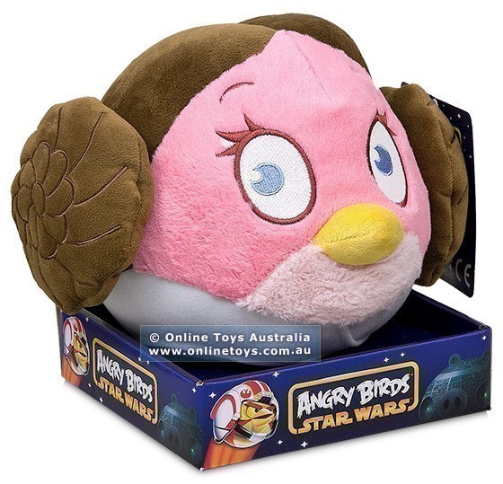 Angry Birds - Star Wars - 20cm Plush - Princess Leia Bird