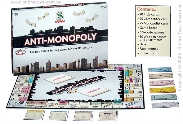 Anti-Monopoly Game - Open