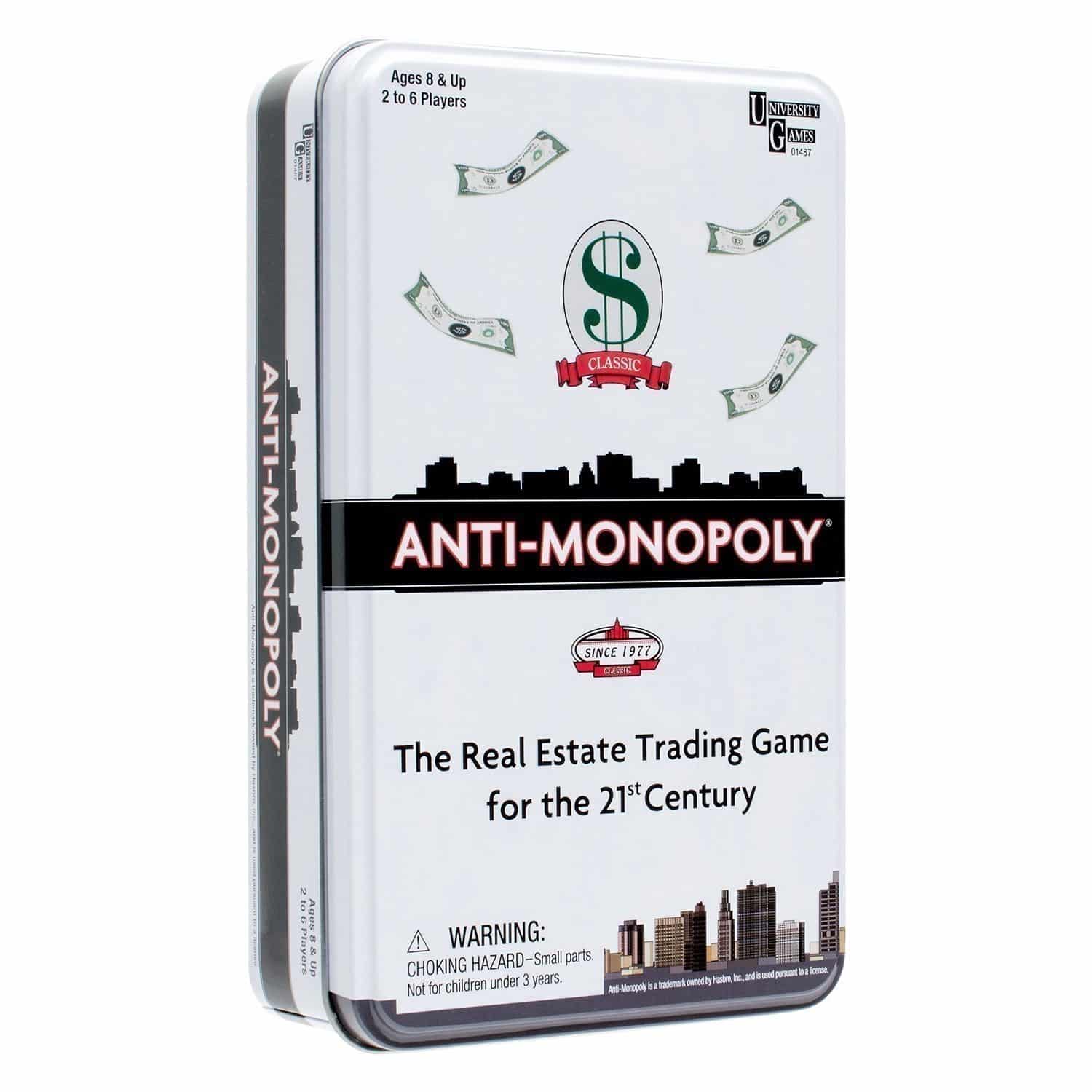 Anti-Monopoly Tin Game