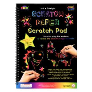 Art & Design Scratch Paper Scratch Pad - 10 A4 Sheets