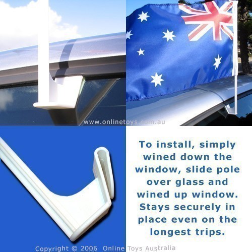 Australian Car Flags - Close Up