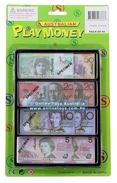 Australian Play Money - Notes Only