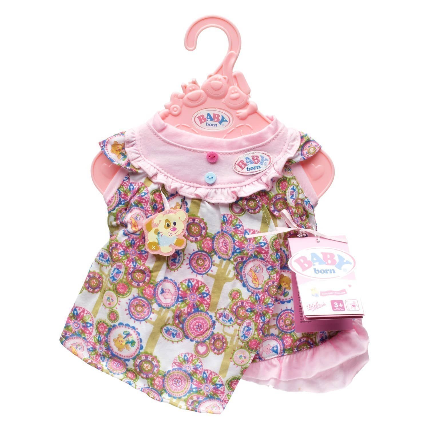 Baby Born - Baby Dress Collection - Pink Pattern
