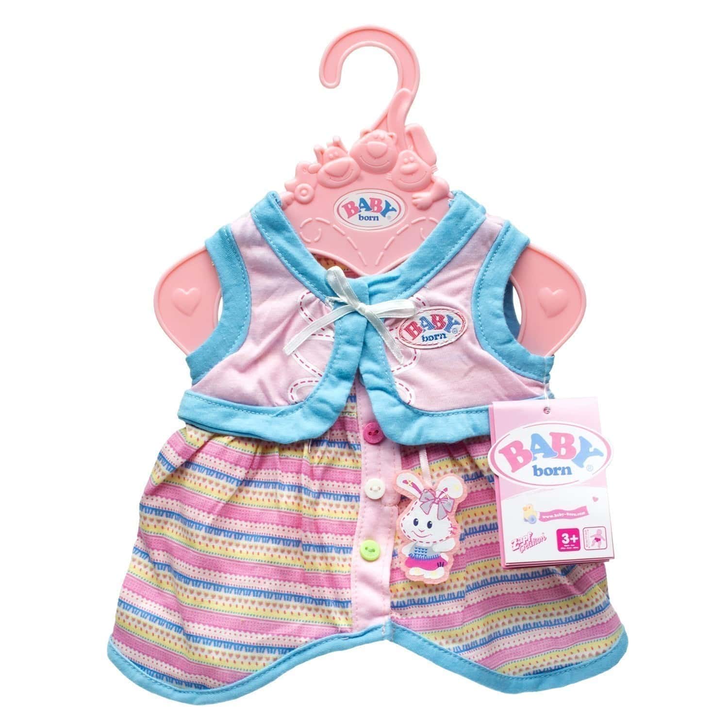 Baby Born - Baby Dress Collection - Pink Stripes