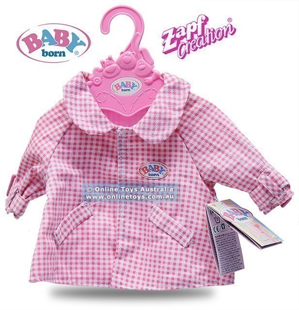 BABY Born Jacket Collection - 801840 - Pink Squares Jacket