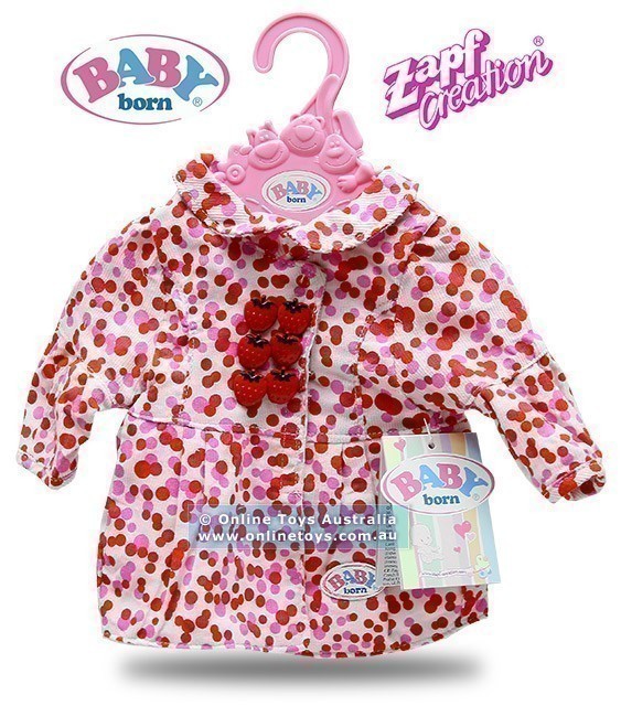 BABY Born Jacket Collection - 801840 - Strawberry Jacket