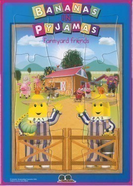 Bananas in Pyjamas - 12 Piece Tray Puzzle - Farmyard Friends
