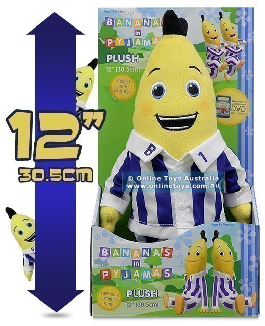 Bananas in Pyjamas - 12inch Plush - B1