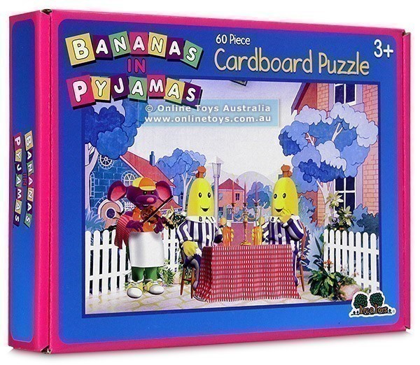 Bananas in Pyjamas - 60 Piece Cardboard Puzzle - Dinner Party