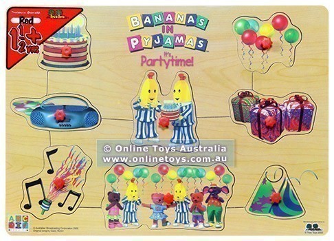 Bananas in Pyjamas - Peg Puzzle - It's Partytime