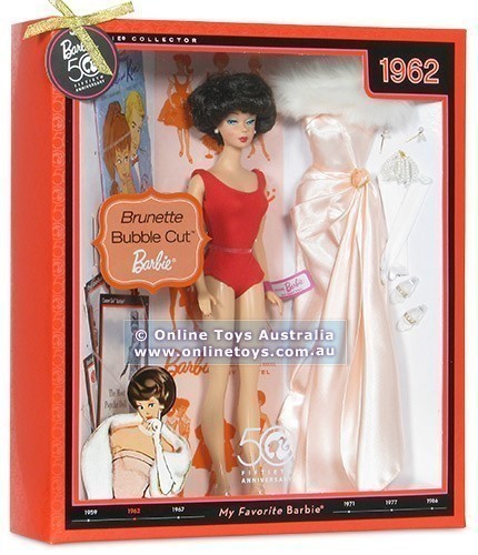 Barbie - 50th Anniversary - 1962 Brunette Bubble Cut Barbie