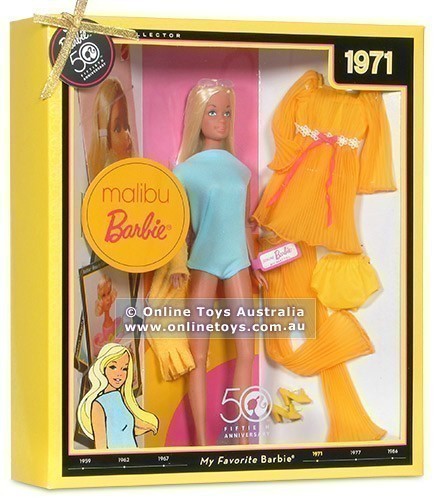 Barbie - 50th Anniversary - 1971 Malibu Barbie Doll