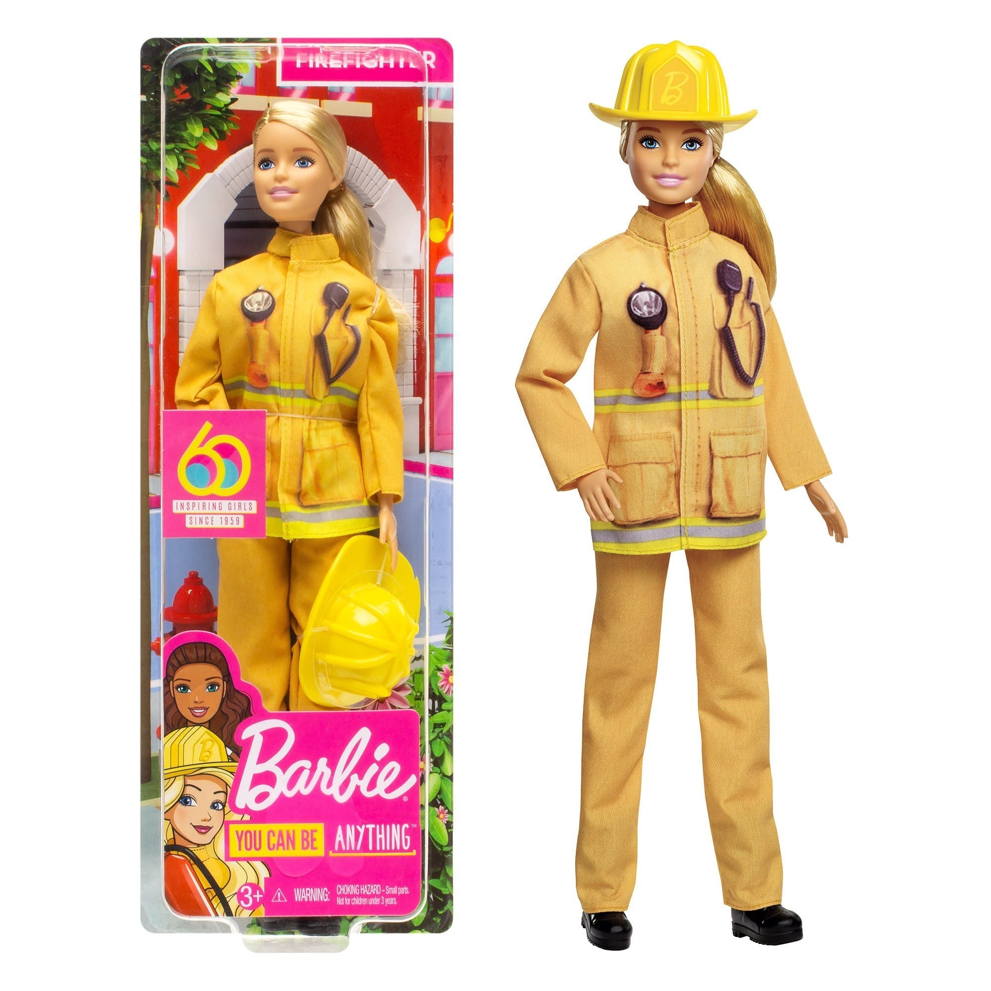 Barbie - 60th Anniversary Firefighter Doll