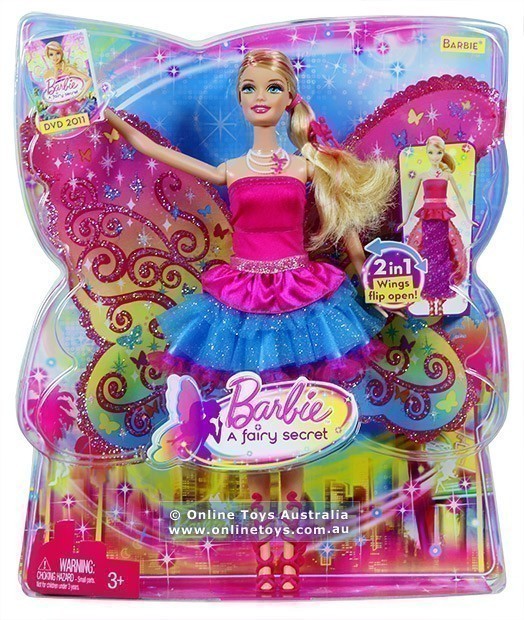 Barbie - A Fairy Secret - 2 in 1 Barbie Doll