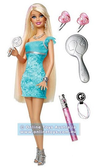 Barbie - Barbie Loves Glitter Hair Doll