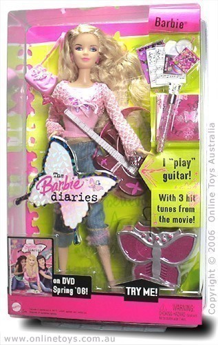 Barbie Diaries - Barbie Doll With Guitar