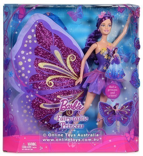 Barbie - Fairy-tastic Princess Doll - Purple