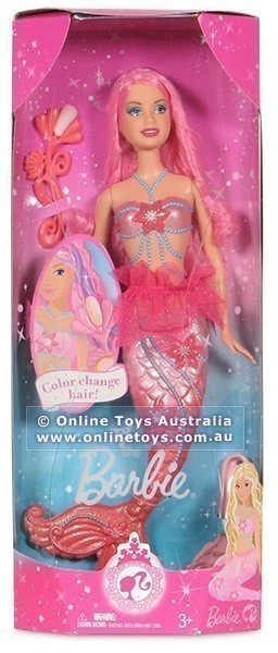 Barbie Fairytopia - Color Change Hair Mermaid Doll - Pink - Online Toys  Australia