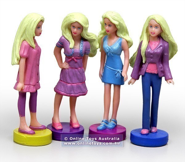 Barbie - Fashion City - A Fabulous Board Game - Barnie Figurines