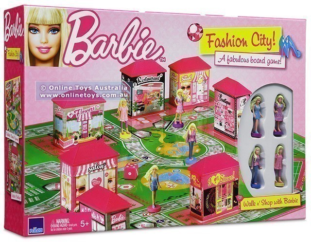 Barbie - Fashion City - A Fabulous Board Game