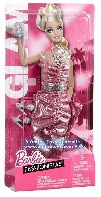 glam gown barbie doll Barbie Fashionistas FAB Fashion Gowns Glam Online Toys Australia