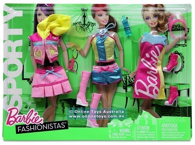 Barbie Fashionistas - Sweet Wardrobe - Sporty 7490
