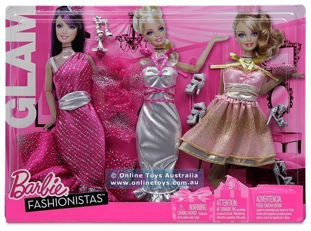 Barbie Fashionistas - Trend Wardrobe - Glam 7492