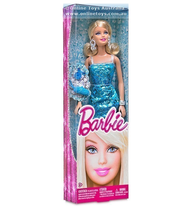 Barbie Glitz Doll - Aqua X9589