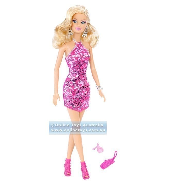 Barbie Glitz Doll - Red X9587