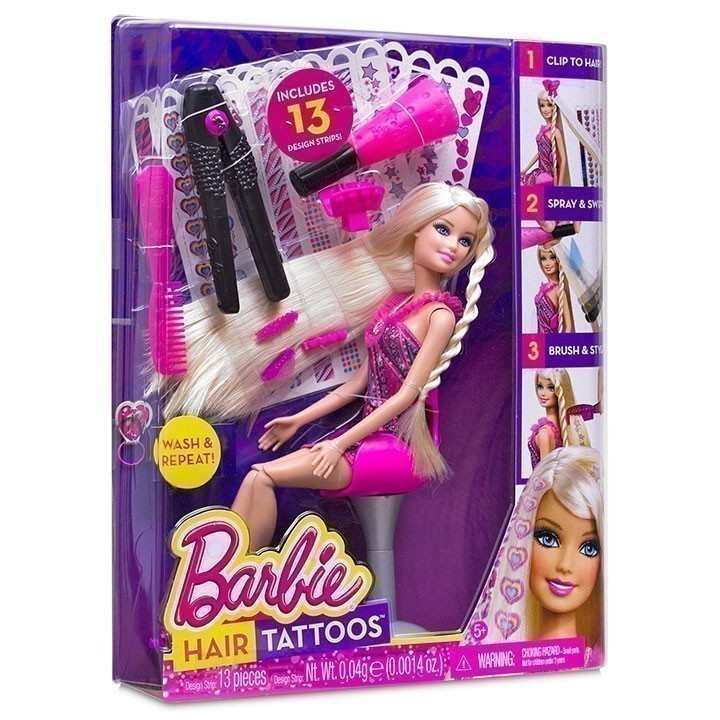 Barbie - Hair Tattoos BDB19