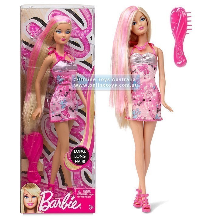 Barbie - Hairtastic Doll - Blonde