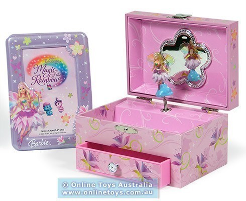 Barbie Magic of the Rainbow - Musical Jewellery Box with Photo Frame