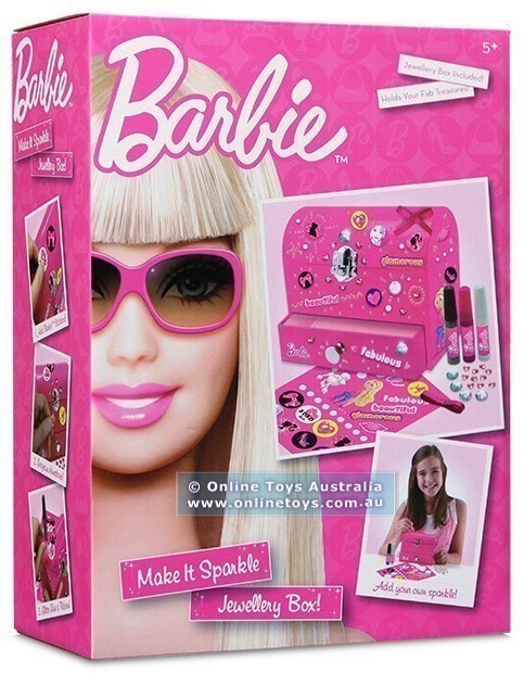 Barbie - Make it Sparkle Jewellery Box - Online Toys Australia