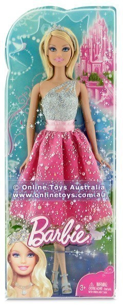Barbie - Modern Princess Doll - Blonde Pink