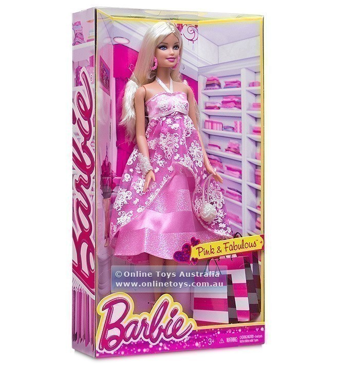 Barbie - Pink and Fabulous - Flower Gown BFW17