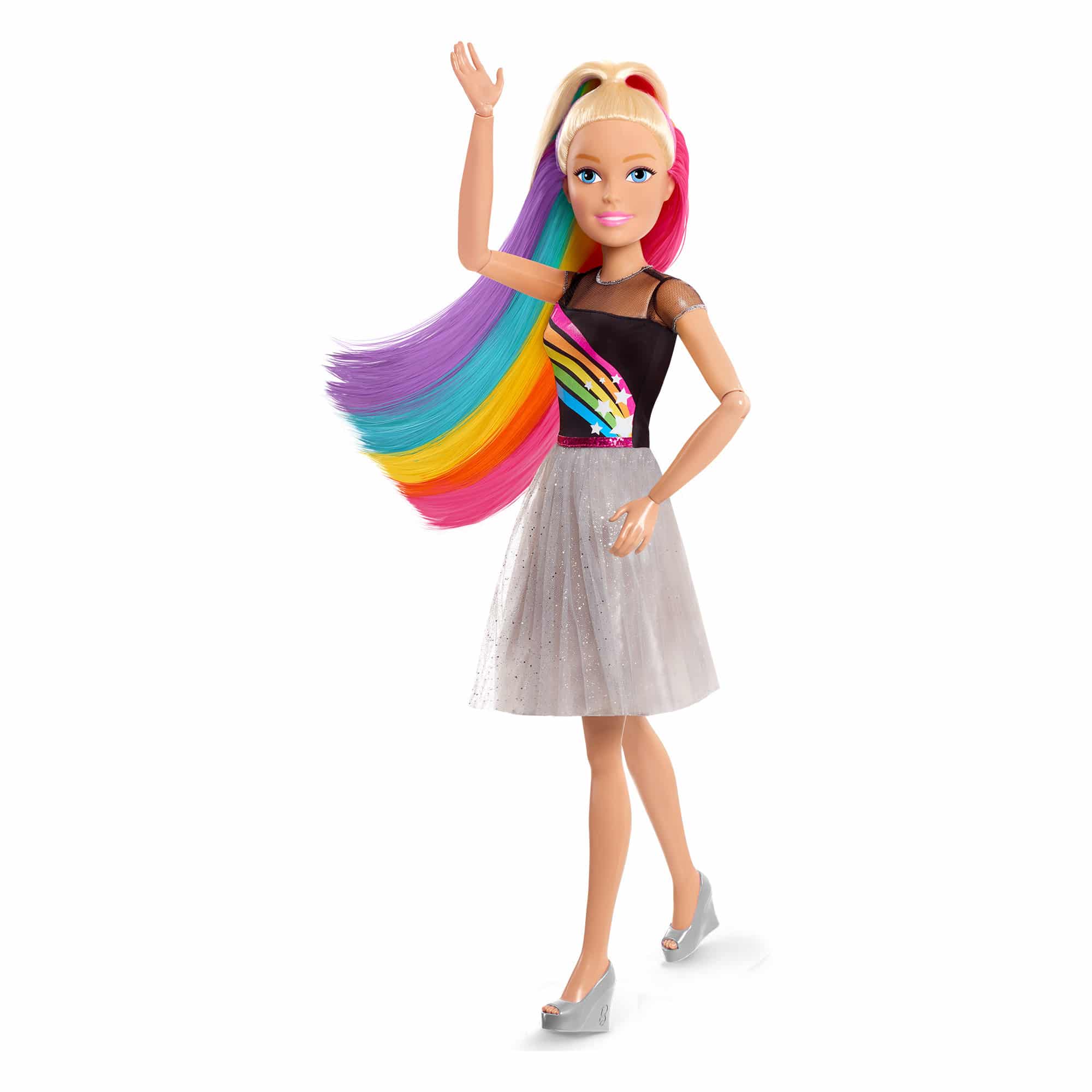 Barbie - Rainbow Hair 28" Doll