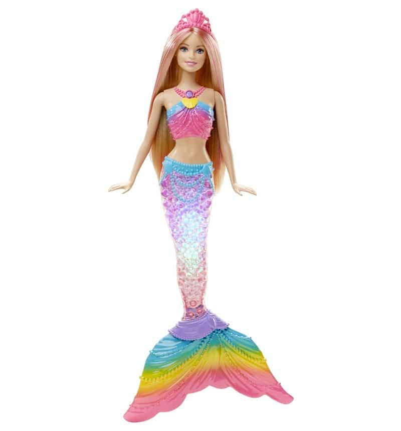 Barbie sirène Rainbow Lights — Playfunstore