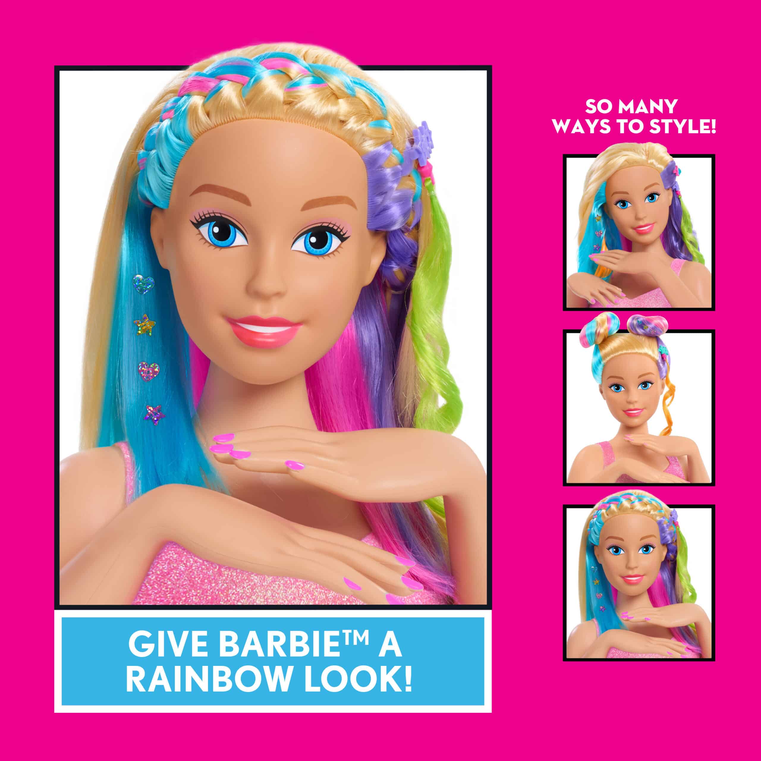 Barbie  - Rainbow Sparkle - Deluxe Styling Head