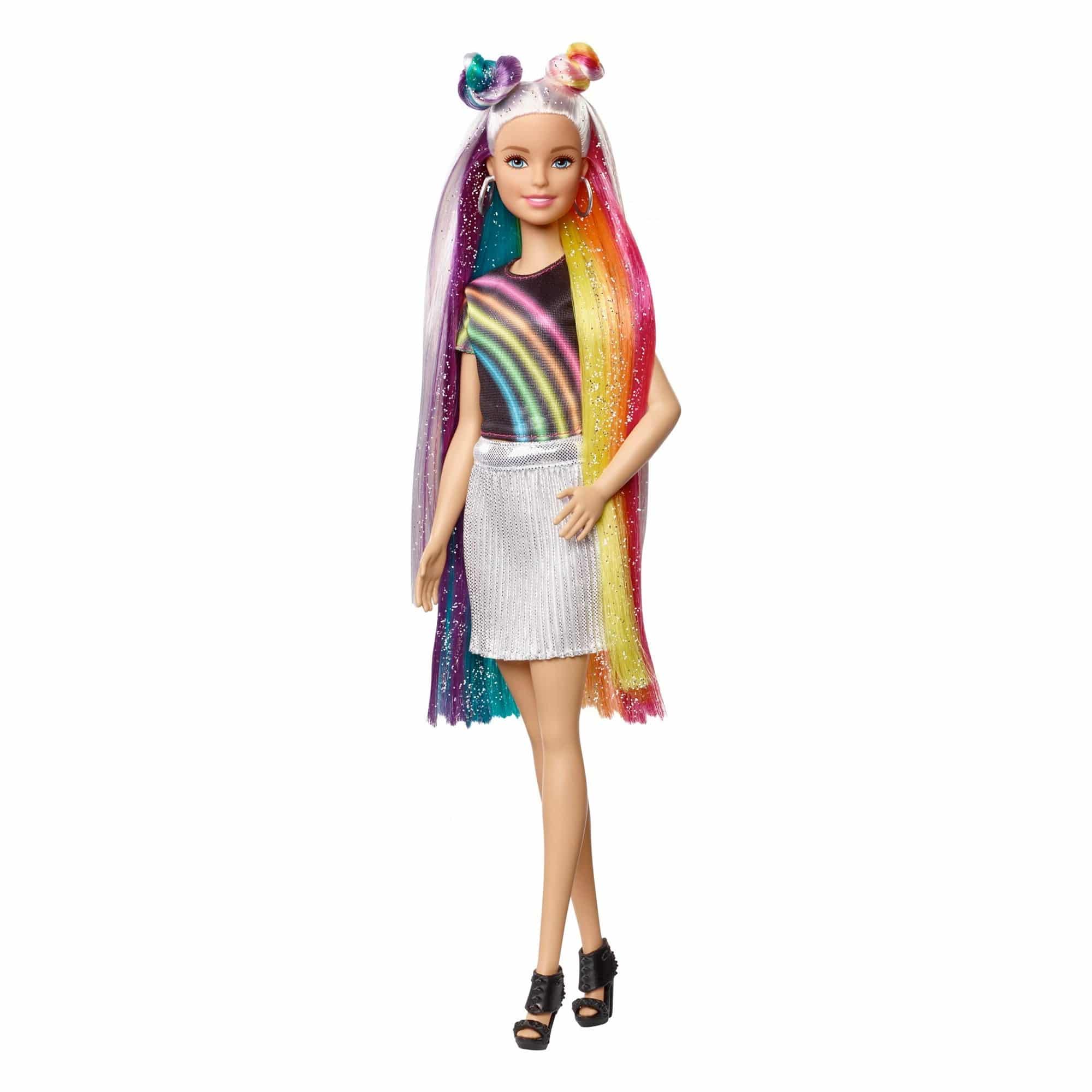 Barbie - Rainbow Sparkle Hair Doll