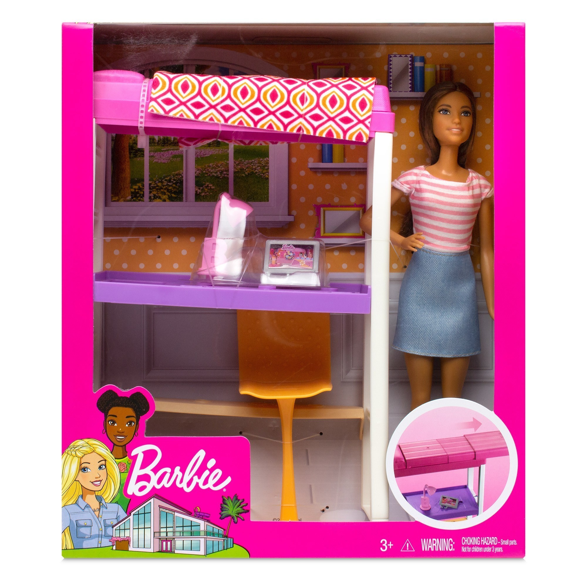 Barbie - Room & Doll - Loft Bed