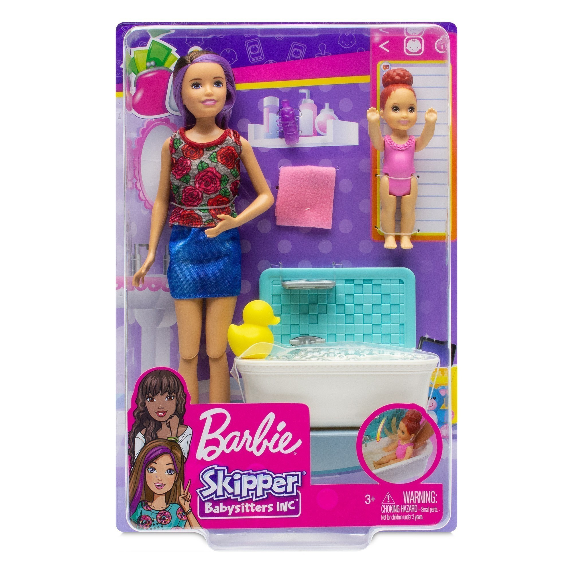 Barbie® - Skipper Babysitters Inc - Doll & Playset Bathtime Doll