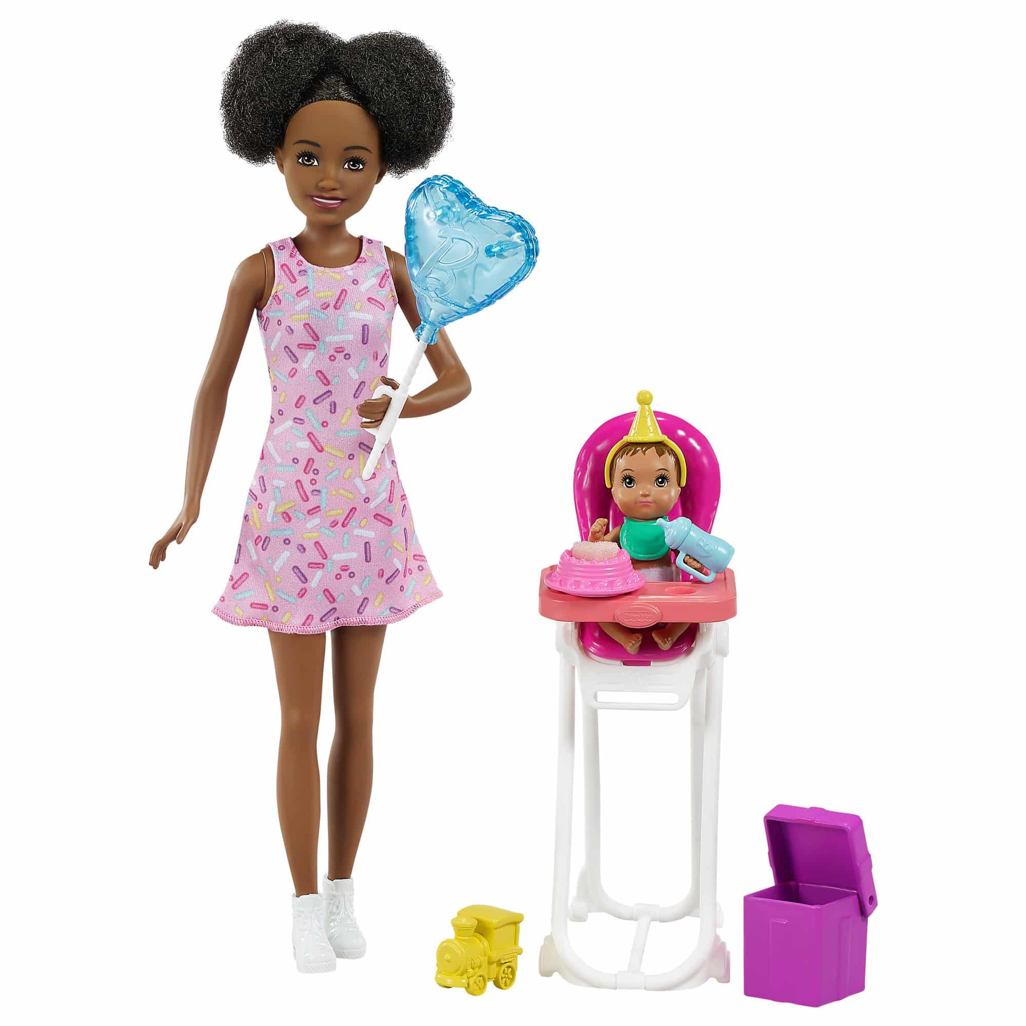 Barbie - Skipper Babysitters Inc - Party-Themed African American Doll Playset