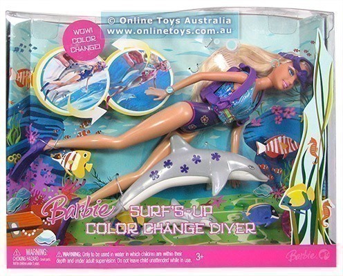 Barbie Surfs-Up Colour Change Diver