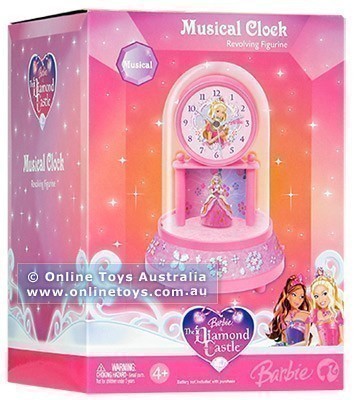 Barbie - The Diamond Castle - Musical Dome Clock - Packaging
